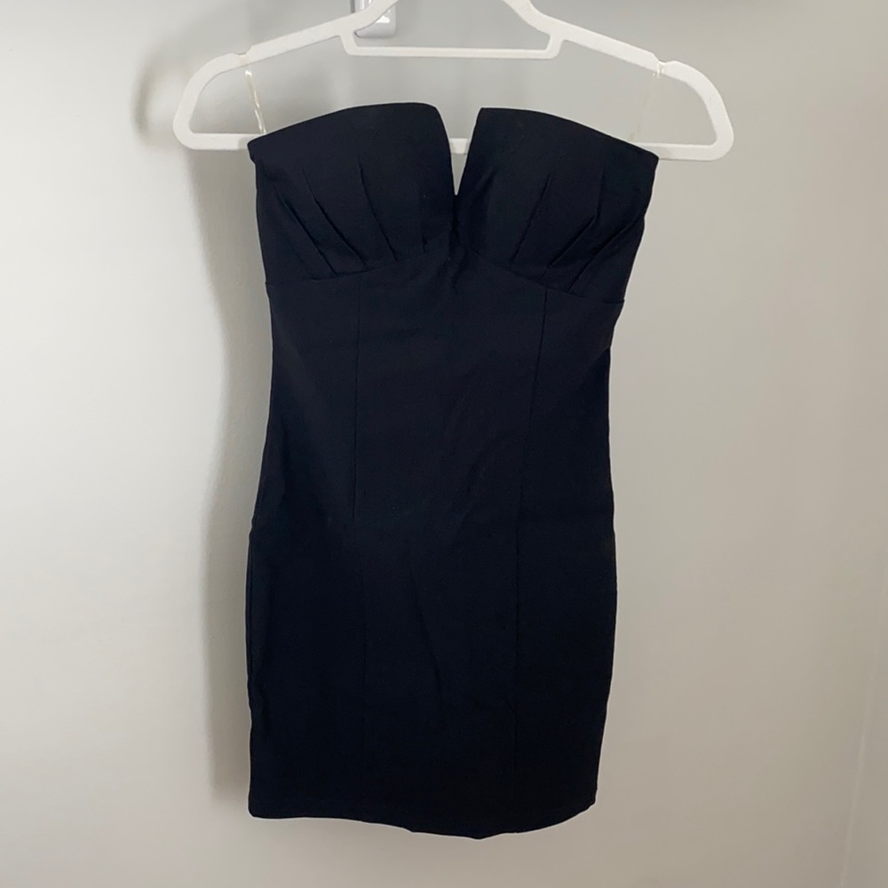 Vintage Y2K Body Central NWT Black Bodycon Dress S